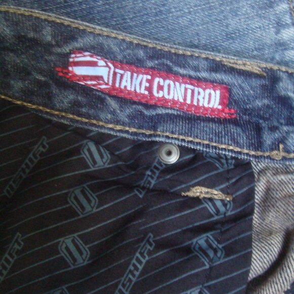 SHIFT TAKE CONTROL Kevlar Reinforced Motorcycle Jeans Blue - Picture 11 of 15